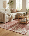 Desert Nomad Terrace Collection Area Rug - Sahara (Rust Red) Rectangle Rust Red  lifestyle 17