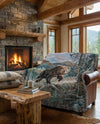 Fleece Haven Collection Area Rug -  Eagle Rectangle Multi  lifestyle 3