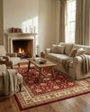 Jaipur Elegance Collection Area Rug -  Nahargarh (Red) Rectangle Red  lifestyle 4