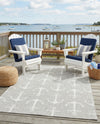 Seaside Haven Rugs Collection Area Rug - Sapphire (Gray) Rectangle Gray  lifestyle 12