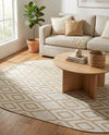 Urban Oasis Rugs Collection Area Rug -  Boulevard (Beige) Oval Beige  lifestyle 33
