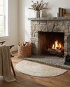 Woven Seaside Jute Collection Area Rug - Savannah (White) Hearth White  lifestyle 50