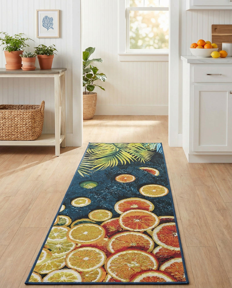 Seaside Haven Rugs Collection Area Rug -  Dunes Runner Multi  lifestyle 74