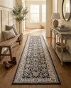 Savannah Elegance Collection Area Rug - Augusta (Fume Gray) Runner Fume Gray  lifestyle 40