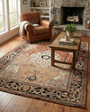 Patio Heritage Collection Area Rug -  Gazebo Rectangle Multi  lifestyle 24
