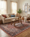 Bazaar Chic Collection Area Rug -  Chefchaouen Rectangle Salmon Pink  lifestyle 9