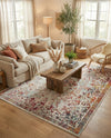 Brighton Terrace Collection Area Rug -  Saltdean Rectangle Ivory  lifestyle 17