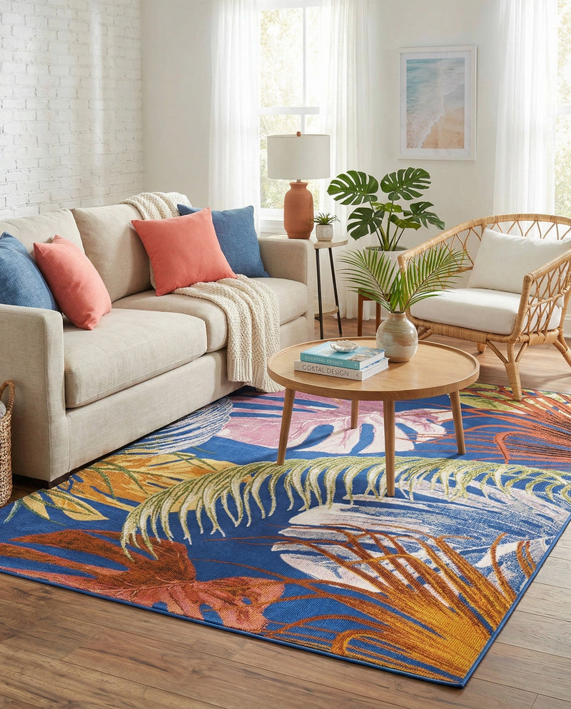 Meadow Breeze Collection Area Rug -  Clover Rectangle Multi  lifestyle 37