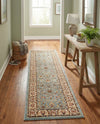 Jaipur Elegance Collection Area Rug -  Nahargarh (Light Blue) Runner Light Blue  lifestyle 62