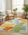 Bahama Breeze Outdoor Collection Area Rug -  CatCay Rectangle Beige  lifestyle 52