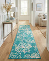 Seaside Haven Rugs Collection Area Rug -  Seaside Runner Teal  lifestyle 69