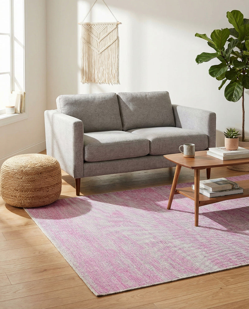 Sahara Essence Collection Area Rug - Oasis (Pink) Rectangle Pink  lifestyle 11