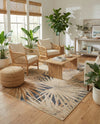 Seaside Blooms Collection Area Rug -  Avalon Rectangle Multi  lifestyle 11