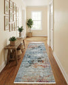 Caribbean Breeze Collection Area Rug -  Yucatan Runner Multi  lifestyle 49