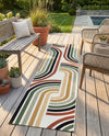 Urban Terrace Collection Area Rug -  Piazza Runner Multi  lifestyle 39