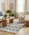Cotton Punjab Passage Collection Area Rug - Amritsar Rectangle Ivory  lifestyle 15