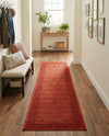 Horizon Collection Area Rug -  Apex (Rust Red) Runner Rust Red  lifestyle 42