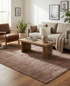 Bloomsbury Elegance Collection Area Rug -  Kensington (Brown) Rectangle Brown  lifestyle 6