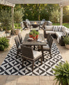 Urban Oasis Rugs Collection Area Rug -  Highrise (Charcoal Gray) Rectangle Charcoal Gray  lifestyle 32