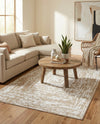 Sanctuary Retreat Collection Area Rug -  Asylum Rectangle White Bone  lifestyle 15