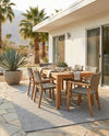 Jill Zarin Sedona Oasis Outdoor Collection Area Rug - Coconino (Silver Stars) Rectangle Silver Stars  lifestyle 9