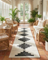 Monochrome Collection Area Rug -  Ash Runner Gray  lifestyle 52