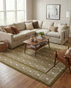 Aravalli Collection Area Rug -  Jaipur Rectangle Olive Green  lifestyle 18
