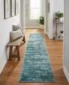 Sahara Essence Collection Area Rug - Oasis (Teal) Runner Teal  lifestyle 66