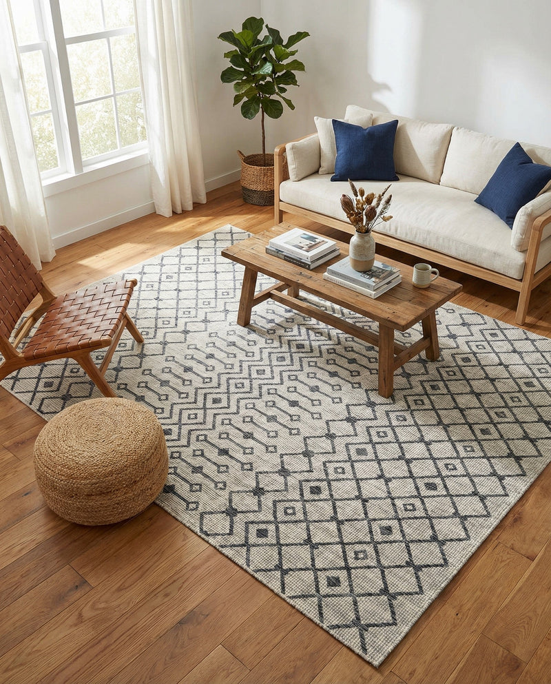 Savannah Pergola Collection Area Rug -  Pergola (Gray) Rectangle Gray  lifestyle 3