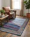 Urban Terrace Collection Area Rug -  Oasis Rectangle Multi  lifestyle 16