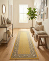 Soho Elegance Collection Area Rug -  Mercer (Yellow) Runner Yellow  lifestyle 53