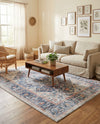 Laguna Sands Collection Area Rug -  Newport Rectangle Navy Blue  lifestyle 24