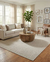 Seaside Serenity Collection Area Rug - Veranda (Light Gray) Rectangle Light Gray  lifestyle 18