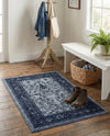 Horizon Collection Area Rug -  Apex (Blue) Rectangle Blue  lifestyle 16