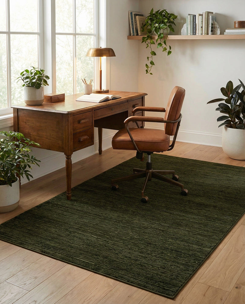 Bloomsbury Elegance Collection Area Rug -  Kensington (Green) Rectangle Green  lifestyle 11
