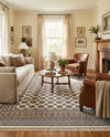 Samarkand Elegance Collection Area Rug -  Margilan (Ivory) Rectangle Ivory  lifestyle 7