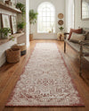 Tribal Terrace Treasures Collection Area Rug - Mayan Marina (Rust Red) Runner Rust Red  lifestyle 36