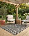 Savannah Pergola Collection Area Rug -  Glade Rectangle Black  lifestyle 26