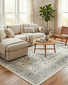 Adriana Terrace Collection Area Rug - Capri (Ivory) Rectangle Ivory  lifestyle 12