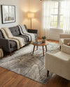Riviera Elegance Collection Area Rug -  Nice Rectangle Dark Gray  lifestyle 32