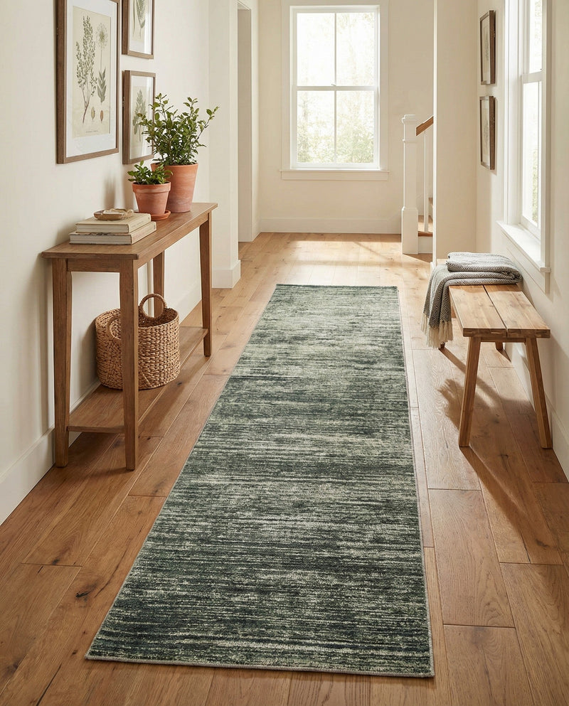 Sahara Essence Collection Area Rug - Oasis (Green) Runner Green  lifestyle 68