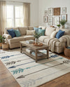 Autumn Meadow Collection Area Rug -  Junipervale Rectangle Ivory  lifestyle 16