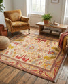 Bazaar Chic Collection Area Rug -  Tetouan Square Beige  lifestyle 49