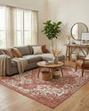 Urban Oasis Rugs Collection Area Rug -  Penthouse (Rust Red) Rectangle Rust Red  lifestyle 13