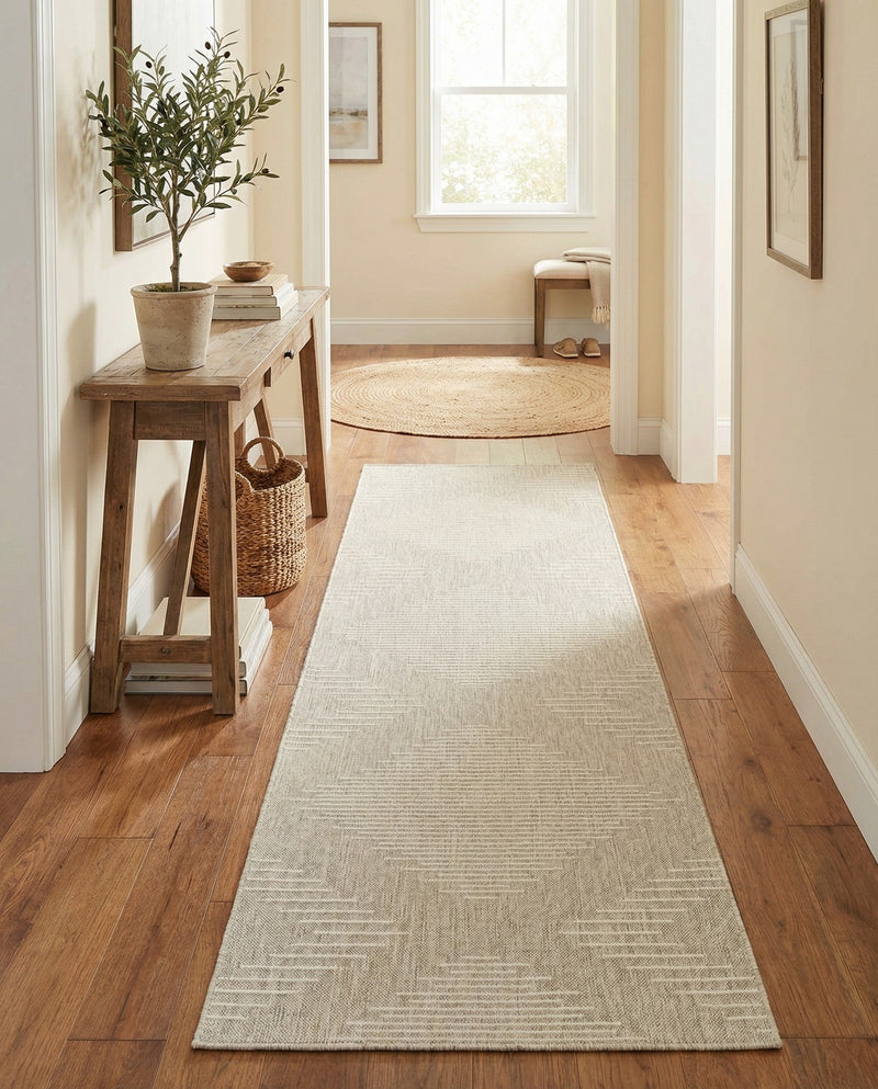 Urban Terrace Collection Area Rug -  Chelsea (Gray) Runner Gray  lifestyle 77