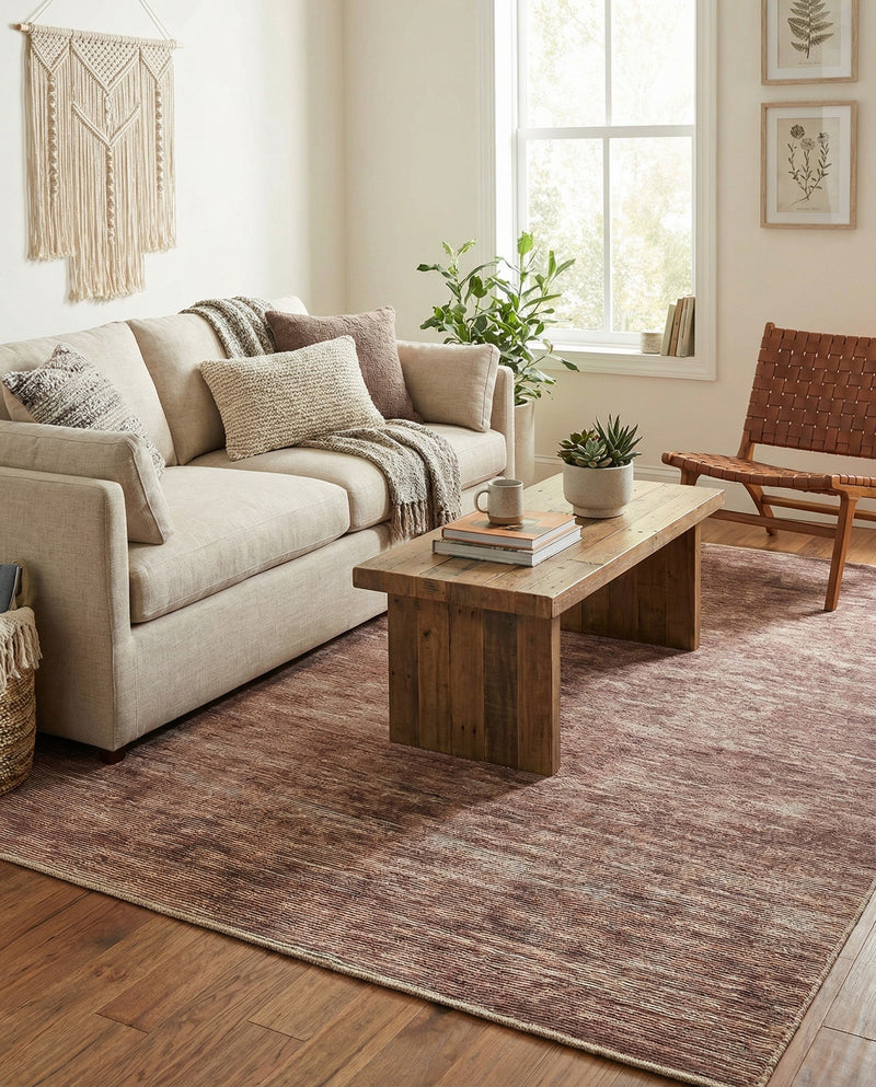 Sahara Essence Collection Area Rug - Oasis (Brown) Rectangle Brown  lifestyle 16
