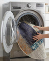 Colorburst Oasis Collection Area Rug - Palette Round Multi  lifestyle 63
