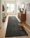 Plush Oasis Collection Area Rug - Serenity (Graphite Gray) Runner Graphite Gray  lifestyle 28
