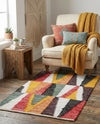 Thar Cotton Collection Area Rug -  Kannur Rectangle Multi  lifestyle 4