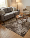 Riviera Elegance Collection Area Rug -  Nice Rectangle Brown  lifestyle 34